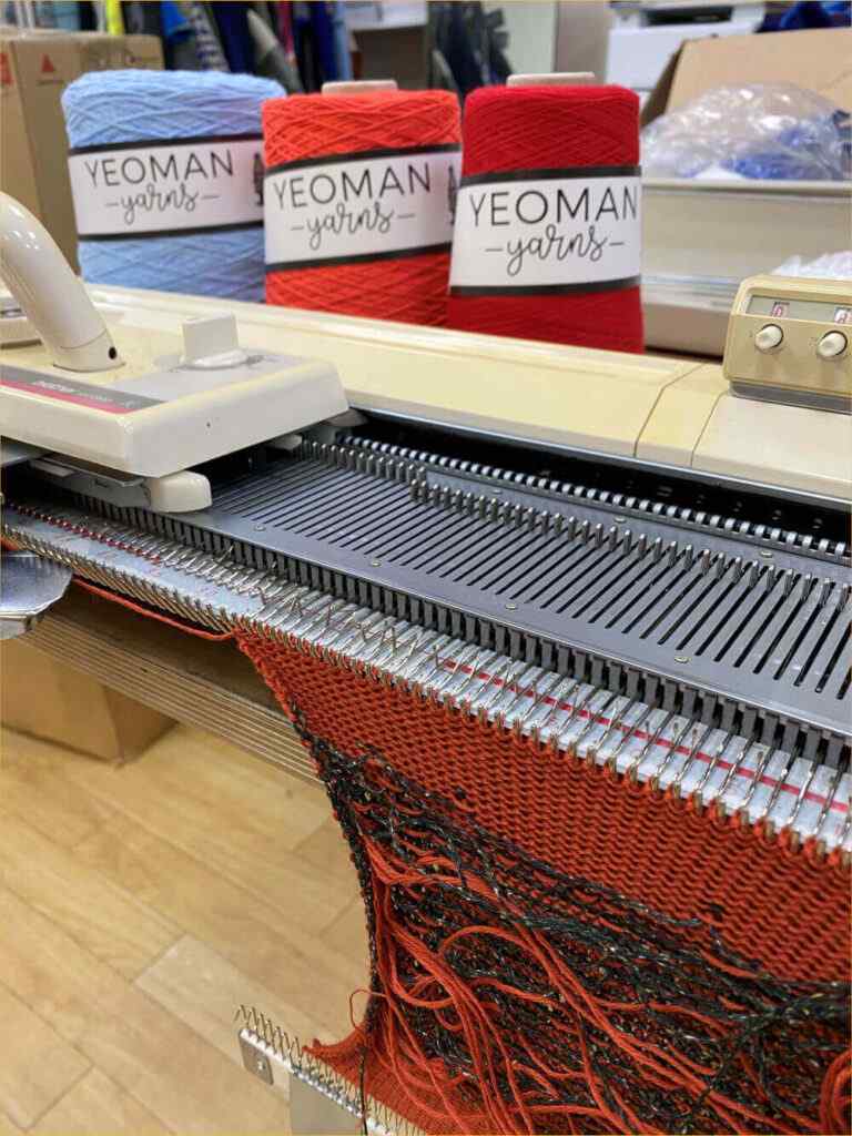 knitting machine 1